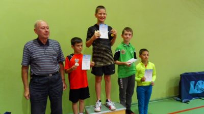 Finał Wojewódzki „Grand Prix” Małopolskiego TKKF w tenisie stołowym 1 XII 2019