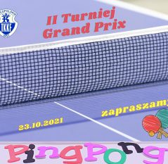 2 Turniej Grand Prix  Małopolskiego TKKF  w Tenisie Stołowym