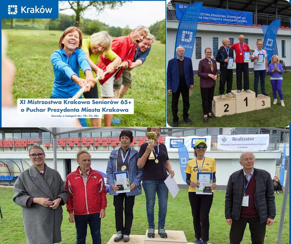 11. Seniorenmeisterschaften Krakau 65+ um den Pokal des Bürgermeisters von Krakau abgeschlossen!
